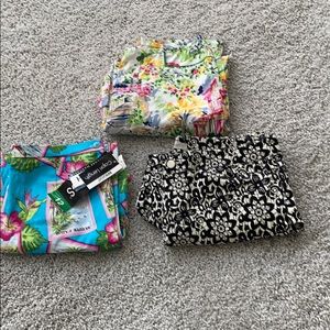 Lot of 3 (!!!) pairs of capris size 12 one NWT